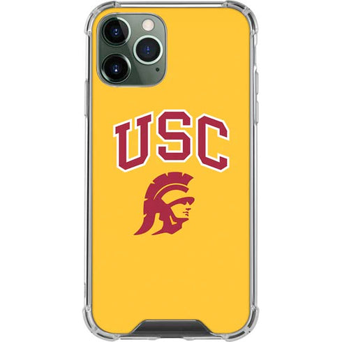 University of Southern California USC Trojans Yellow iPhone 12 Pro Clear Case
