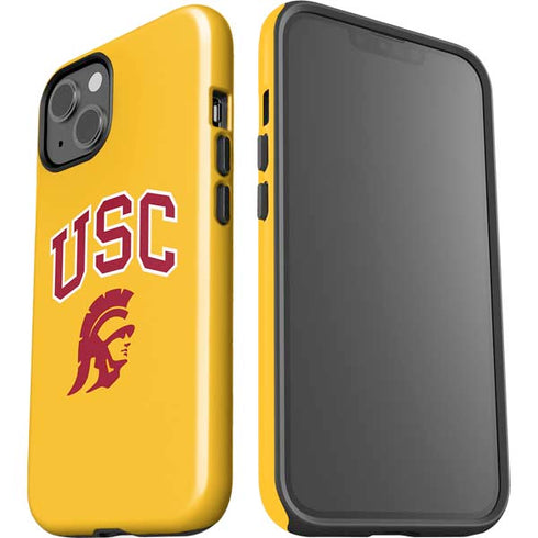 University of Southern California USC Trojans Yellow iPhone 15 Impact Case