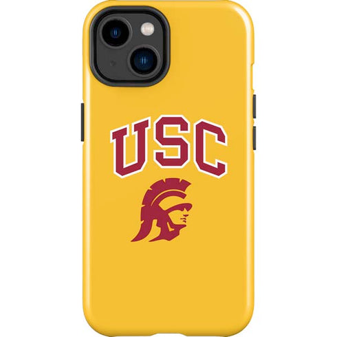 University of Southern California USC Trojans Yellow iPhone 14 Plus Impact Case