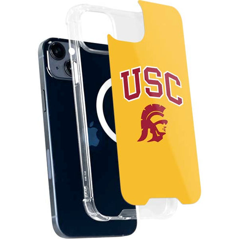 University of Southern California USC Trojans Yellow iPhone 14 Plus MagSafe Case