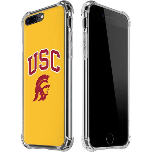 University of Southern California USC Trojans Yellow iPhone 7/8 Plus Clear Case