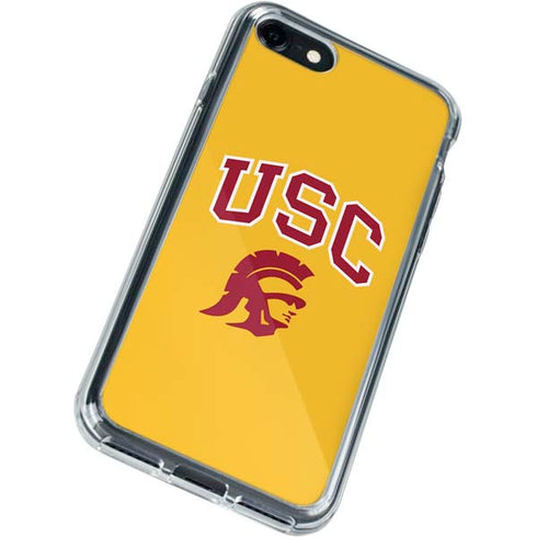 University of Southern California USC Trojans Yellow iPhone SE (2nd & 3rd Gen) Clear Case