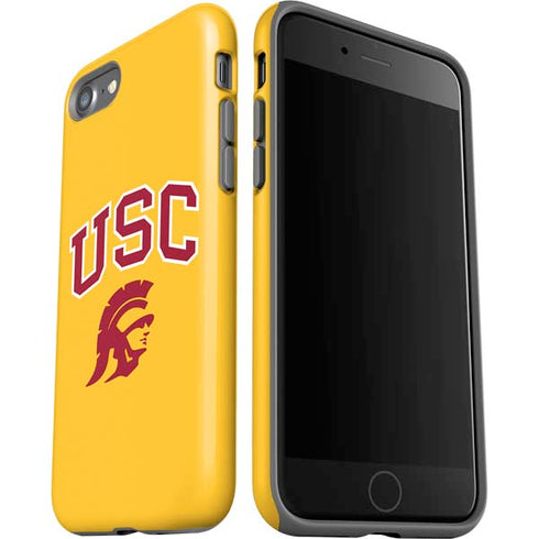 University of Southern California USC Trojans Yellow iPhone SE (2nd & 3rd Gen) Pro Case