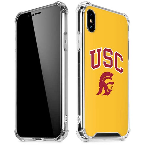University of Southern California USC Trojans Yellow iPhone XS Max Clear Case