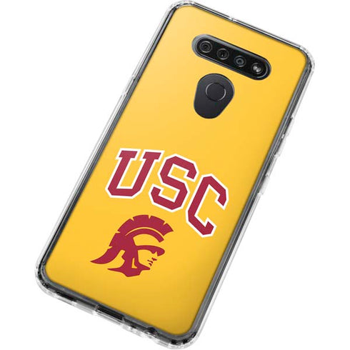 University of Southern California USC Trojans Yellow LG K51/Q51 Clear Case