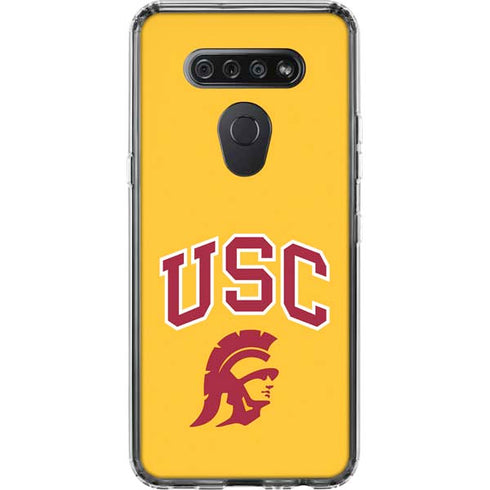 University of Southern California USC Trojans Yellow LG K51/Q51 Clear Case