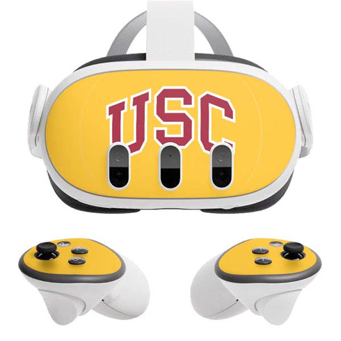 University of Southern California USC Trojans Yellow Meta Quest 3 Skin