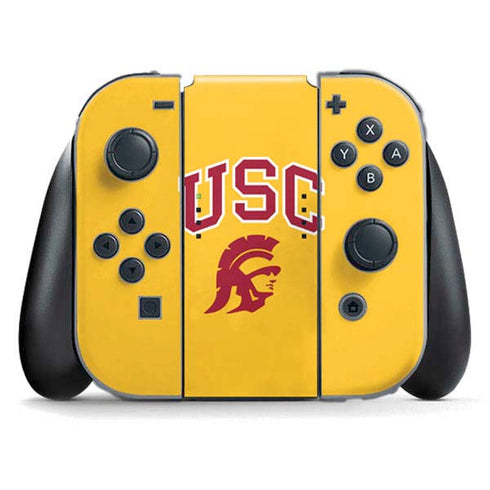 University of Southern California USC Trojans Yellow Nintendo Switch (2017-2021) Joy-Con Controller Skin