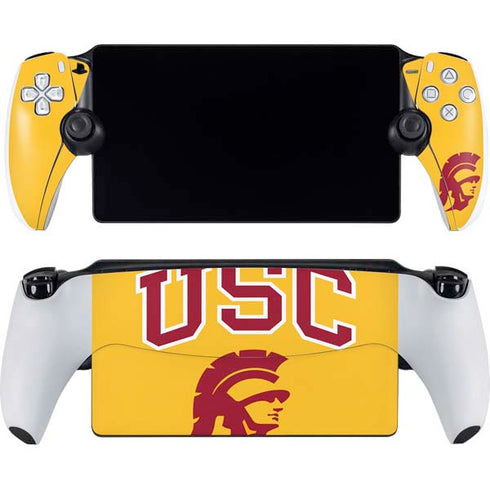 University of Southern California USC Trojans Yellow PlayStation Portal Remote Player Skin