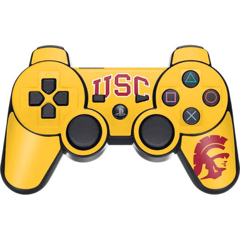 University of Southern California USC Trojans Yellow PS3 Dual Shock wireless controller Skin