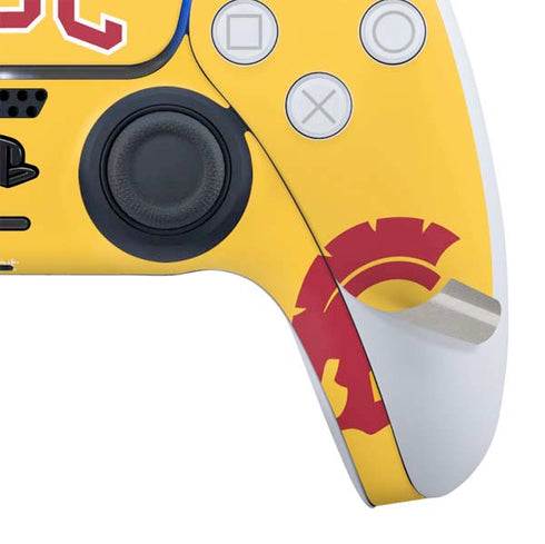 University of Southern California USC Trojans Yellow PS5 Slim Digital Edition Bundle Skin