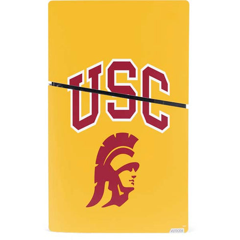 University of Southern California USC Trojans Yellow PS5 Slim Digital Edition Console Skin