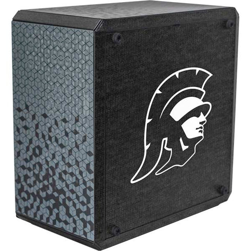University of Southern California USC White Trojan Mascot Cooler Master MasterBox Q300L Mini Tower Skin