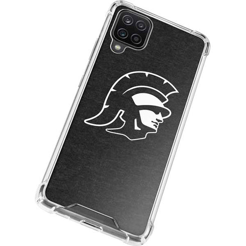 University of Southern California USC White Trojan Mascot Galaxy A12 Clear Case