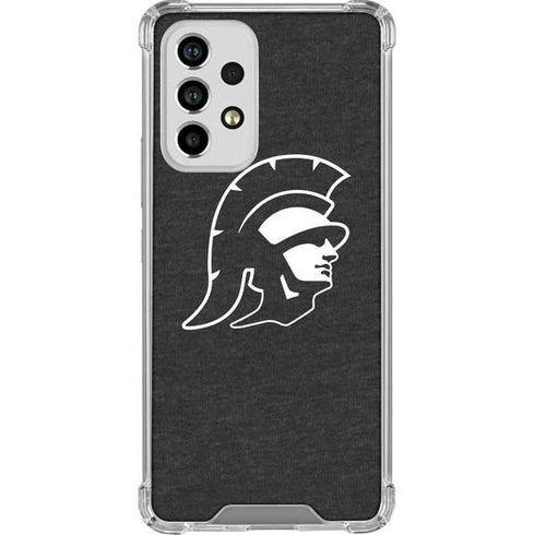 University of Southern California USC White Trojan Mascot Galaxy A53 5G Clear Case