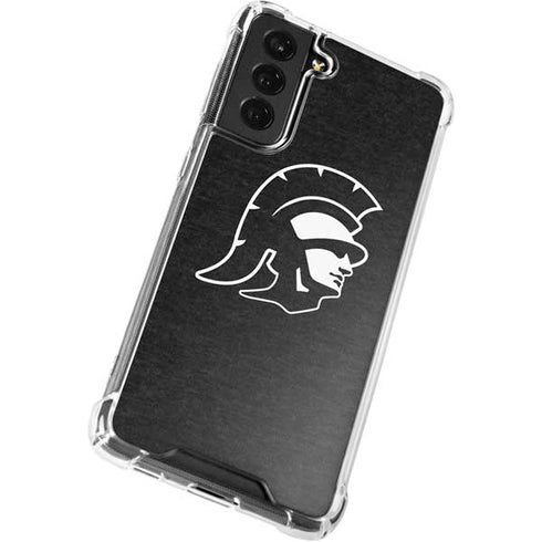 University of Southern California USC White Trojan Mascot Galaxy S21 FE Clear Case