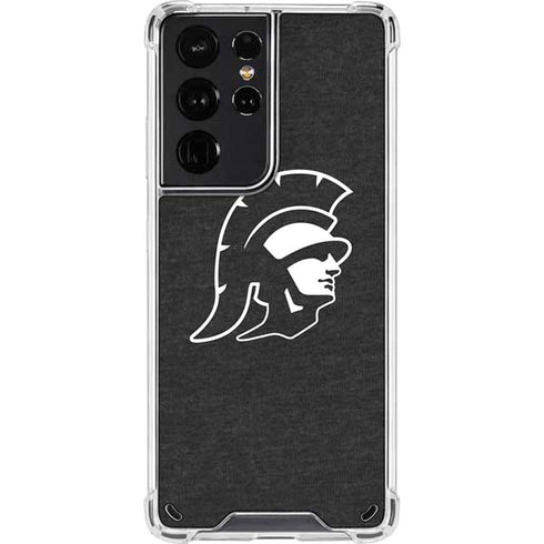 University of Southern California USC White Trojan Mascot Galaxy S21 Ultra 5G Clear Case