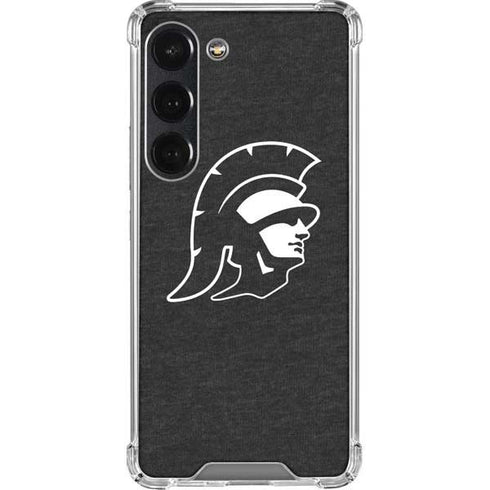 University of Southern California USC White Trojan Mascot Galaxy S23 Clear Case