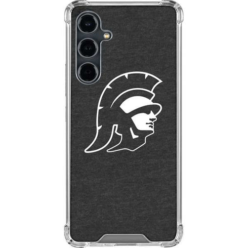 University of Southern California USC White Trojan Mascot Galaxy S23 FE Clear Case