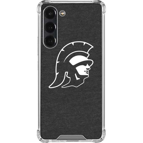 University of Southern California USC White Trojan Mascot Galaxy S23 Plus Clear Case