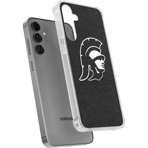 University of Southern California USC White Trojan Mascot Galaxy S24 Plus Clear Case