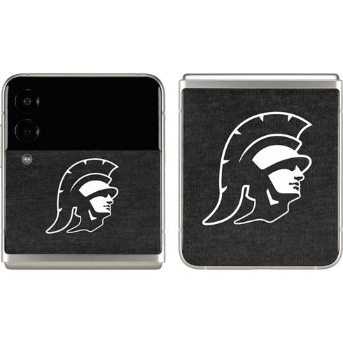 University of Southern California USC White Trojan Mascot Galaxy Z Flip3 5G Skin