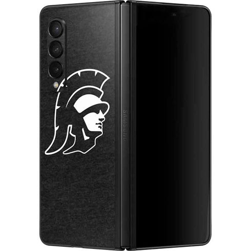 University of Southern California USC White Trojan Mascot Galaxy Z Fold3 5G Skin