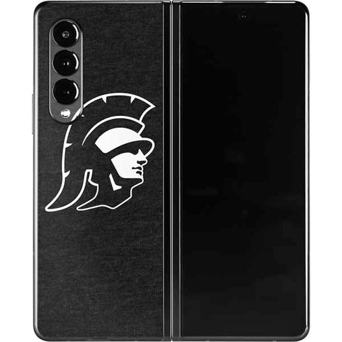 University of Southern California USC White Trojan Mascot Galaxy Z Fold3 5G Skin