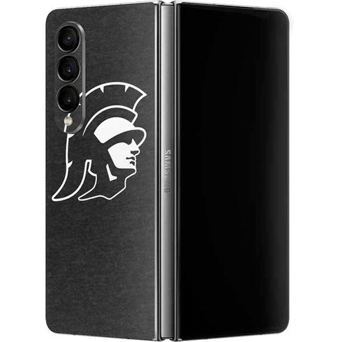 University of Southern California USC White Trojan Mascot Galaxy Z Fold4 5G Skin
