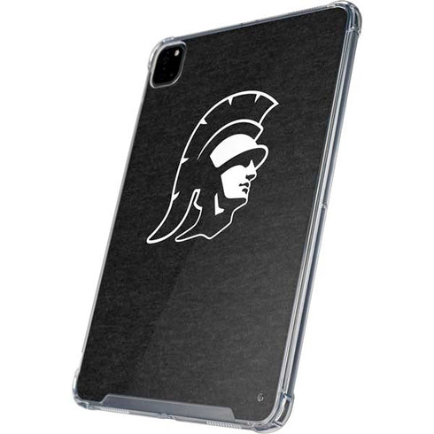 University of Southern California USC White Trojan Mascot iPad Pro 12.9in (2020) Clear Case