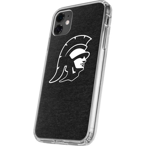 University of Southern California USC White Trojan Mascot iPhone 11 Clear Case