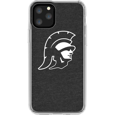 University of Southern California USC White Trojan Mascot iPhone 11 Pro Clear Case