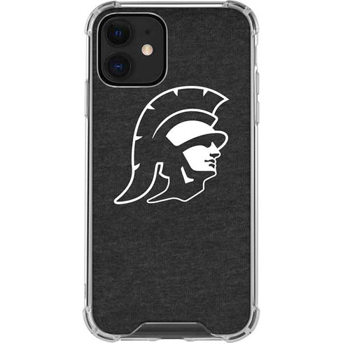 University of Southern California USC White Trojan Mascot iPhone 12 Mini Clear Case