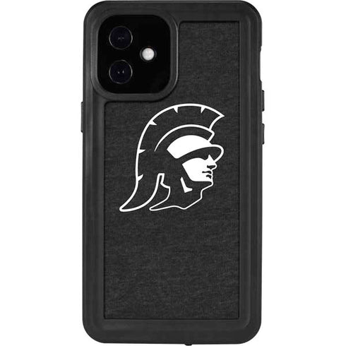 University of Southern California USC White Trojan Mascot iPhone 12 Mini Waterproof Case