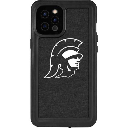 University of Southern California USC White Trojan Mascot iPhone 12 Pro Max Waterproof Case