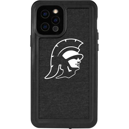 University of Southern California USC White Trojan Mascot iPhone 12 Pro Waterproof Case