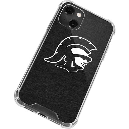 University of Southern California USC White Trojan Mascot iPhone 13 Mini Clear Case