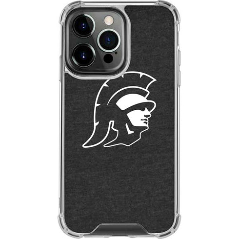 University of Southern California USC White Trojan Mascot iPhone 13 Pro Clear Case