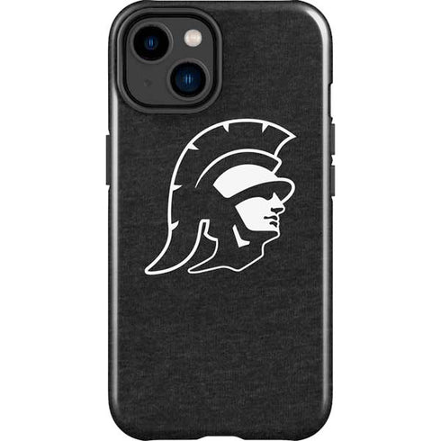 University of Southern California USC White Trojan Mascot iPhone 14 Plus Impact Case