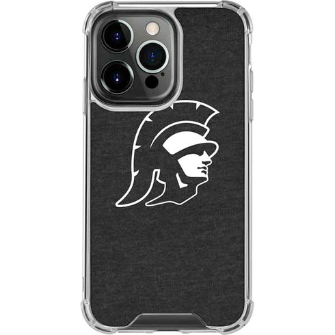 University of Southern California USC White Trojan Mascot iPhone 15 Pro Clear Case