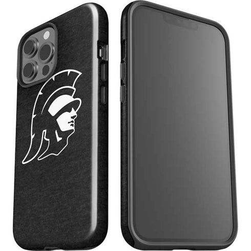 University of Southern California USC White Trojan Mascot iPhone 15 Pro Max Impact Case