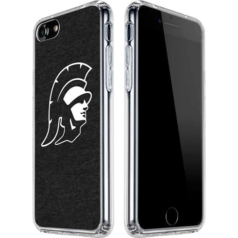 University of Southern California USC White Trojan Mascot iPhone SE (2nd & 3rd Gen) Clear Case