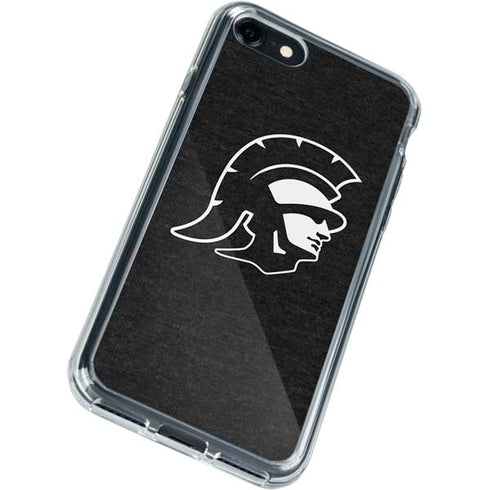 University of Southern California USC White Trojan Mascot iPhone SE (2nd & 3rd Gen) Clear Case