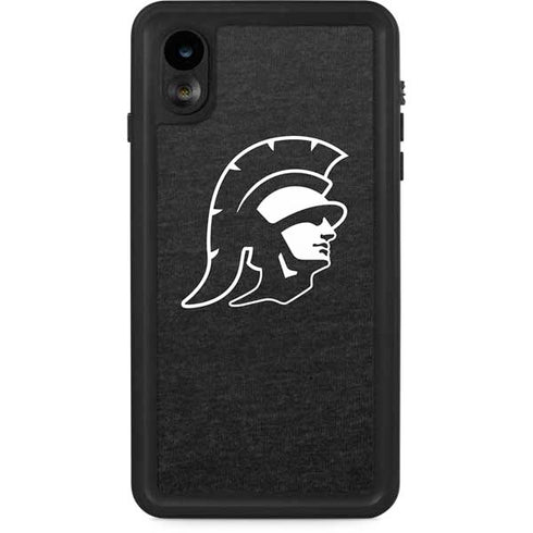 University of Southern California USC White Trojan Mascot iPhone XR Waterproof Case
