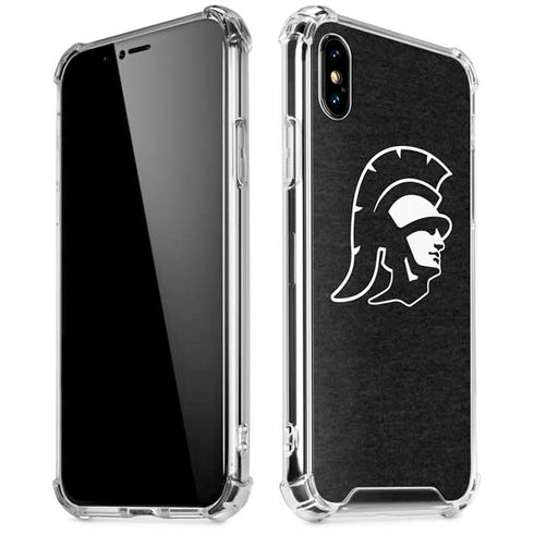 University of Southern California USC White Trojan Mascot iPhone XS Max Clear Case
