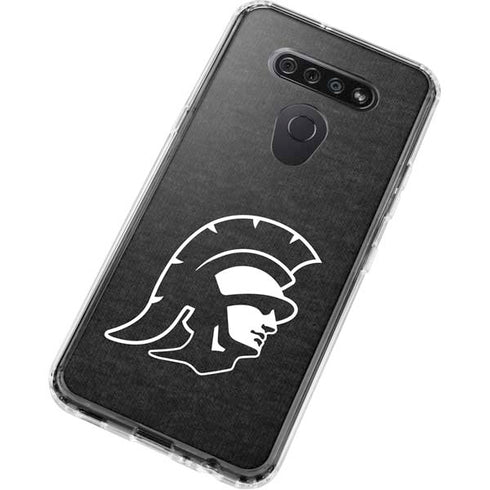 University of Southern California USC White Trojan Mascot LG K51/Q51 Clear Case