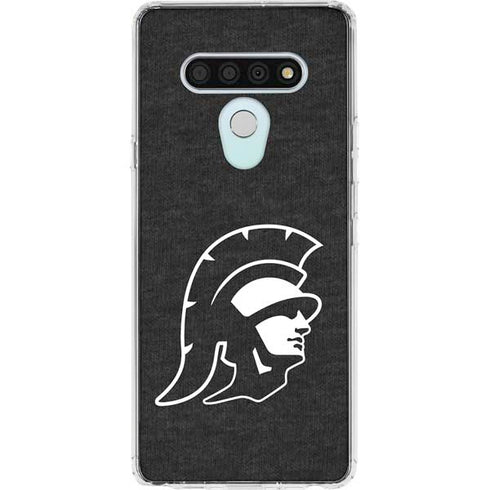 University of Southern California USC White Trojan Mascot LG Stylo 6 Clear Case