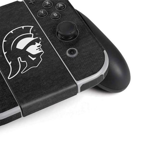 University of Southern California USC White Trojan Mascot Nintendo Switch OLED (2021) Skin