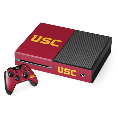University of Southern California USC Xbox One Console and Controller Bundle Skin