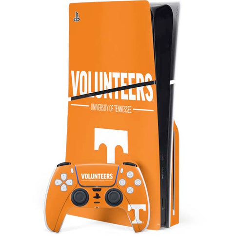 University of Tennessee-Knoxville UT Volunteers PS5 Slim Disk Bundle Skin